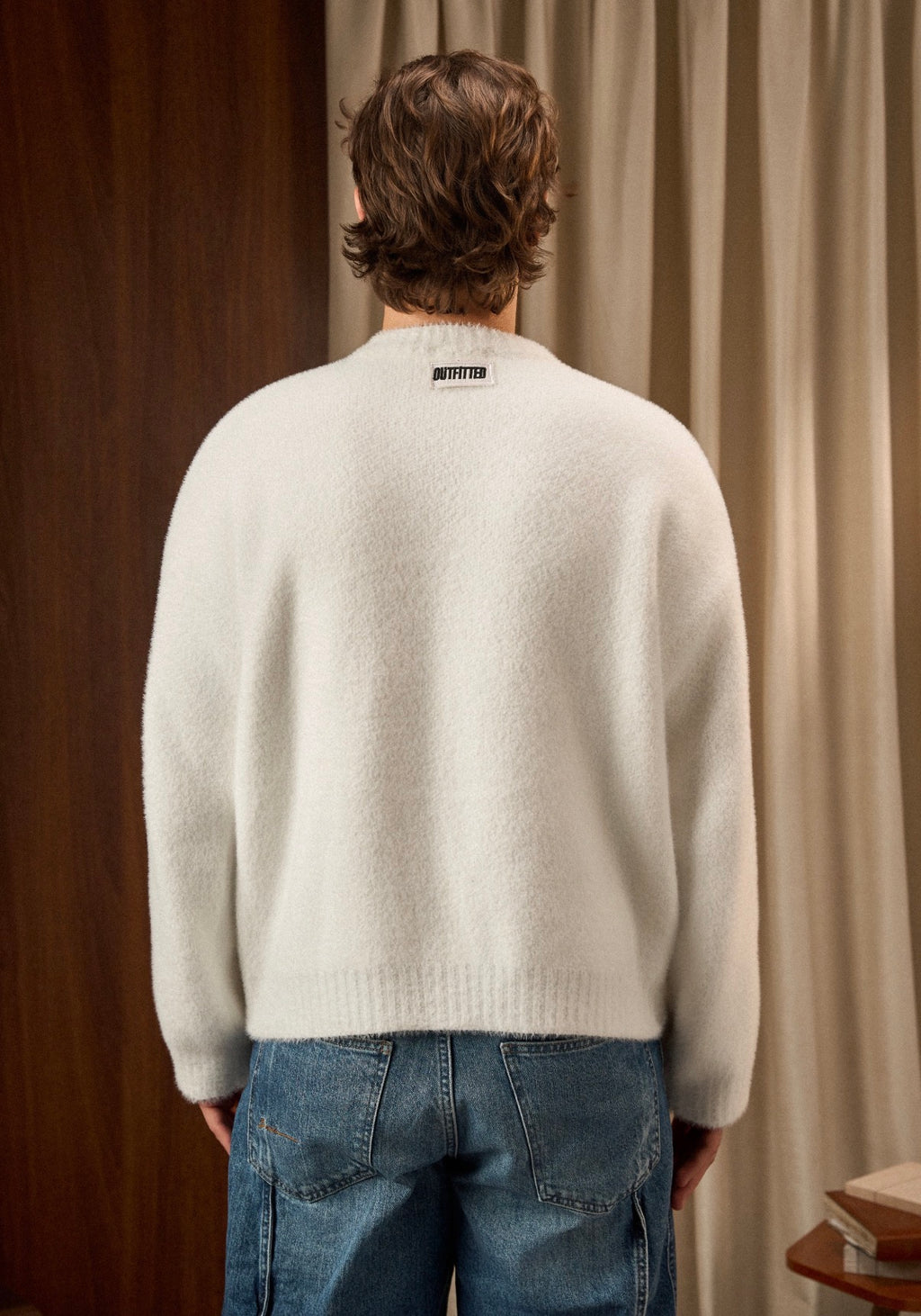 MOHAIR SWEATER IN WHITE