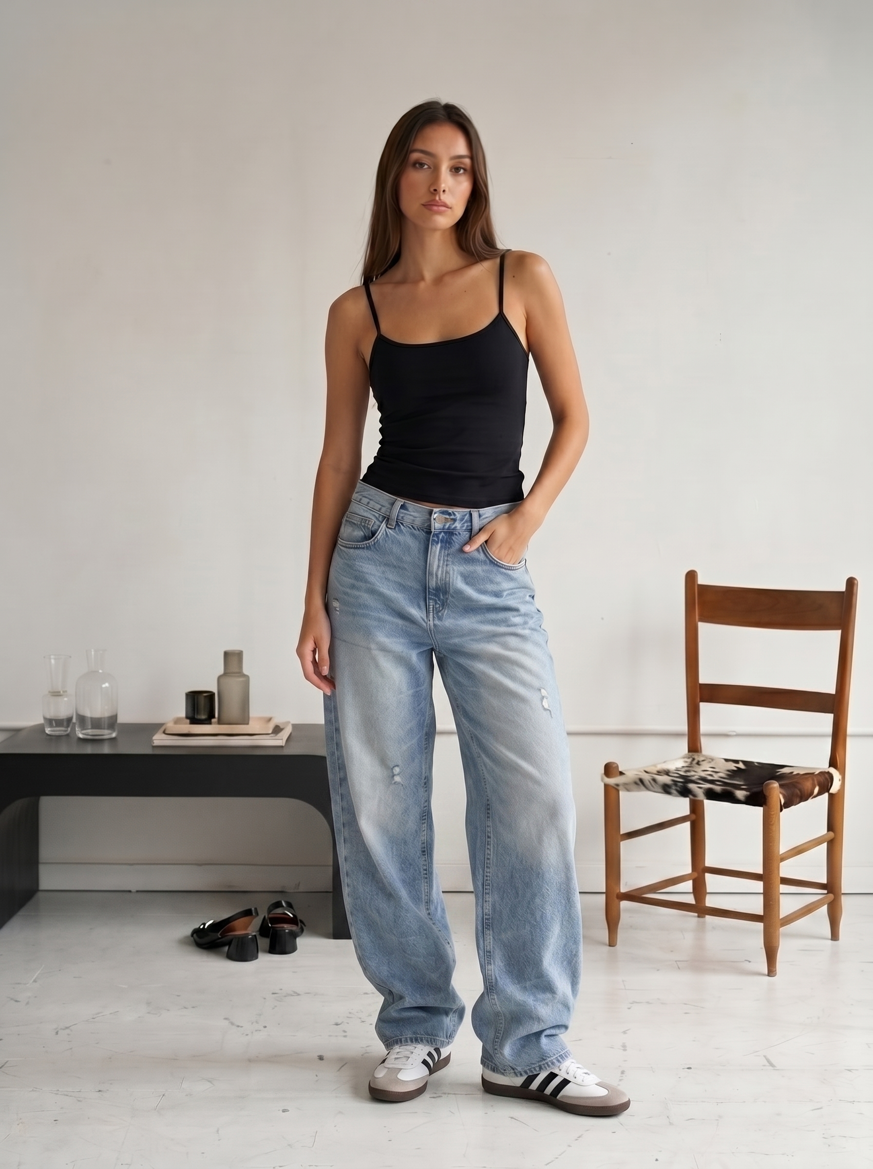 Light blue jeans