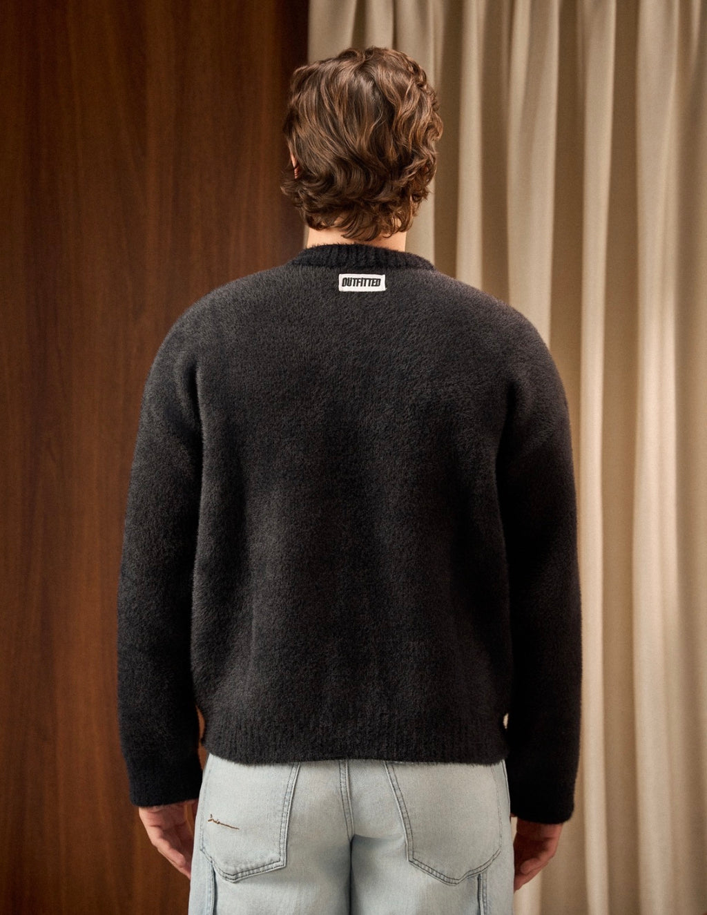 MOHAIR SWEATER IN BLACK