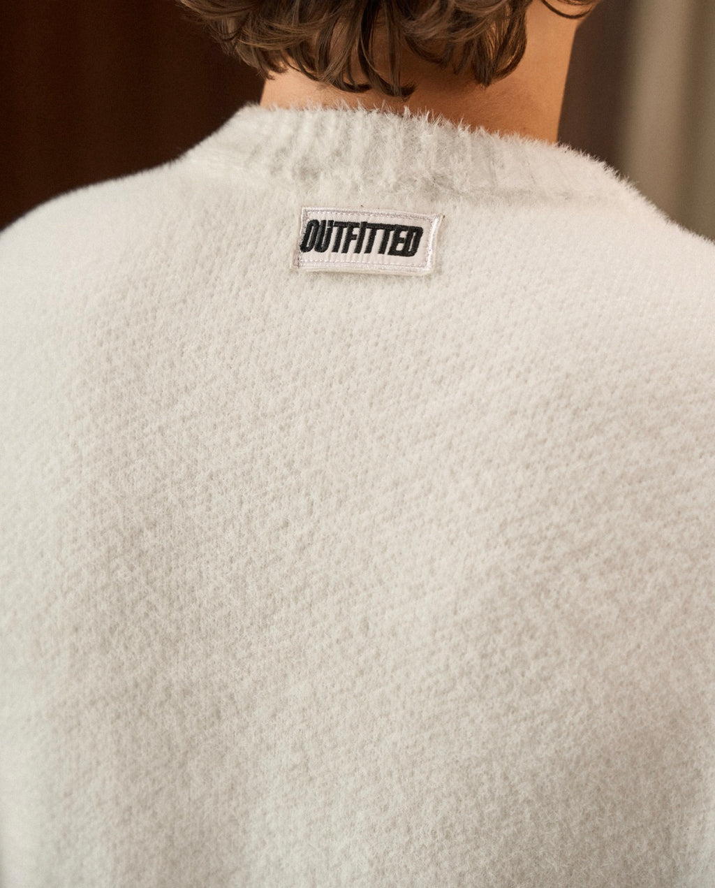MOHAIR SWEATER IN WHITE