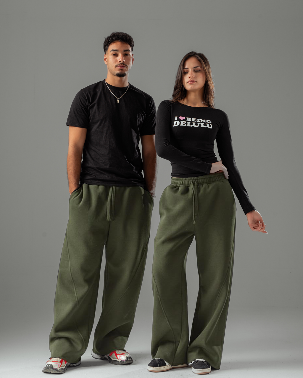 Olive pants